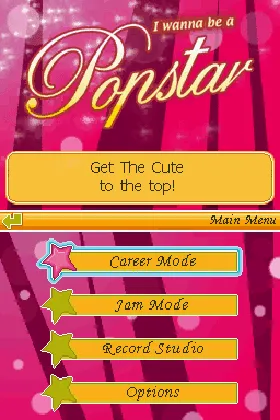 Music Star - I Wanna Be a Popstar (Europe) (En,Fr,De,Es,It,Nl) screen shot title